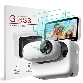 Закалено Стъкло За Обектива Екшън-камера Insta360 GO 3, Фолио за дисплей, Защита на Екрана От надраскване, Аксесоари Insta360 Go3