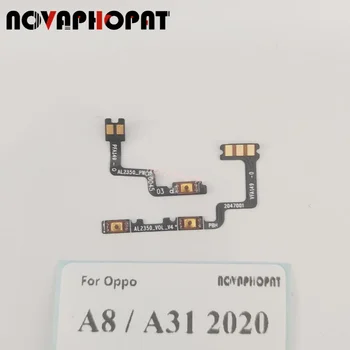 Wyieno за Oppo A8/A31 2020 Включване-изключване Увеличаване-намаляване на звука Лента бутонът за захранване гъвкав кабел