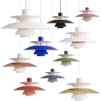Цветните Висящи лампи Umbrella PH5 Led Suspend Lamp Art Decor Loui Hanglamp Лампа Lampadario за дневна Светлина Lamparas