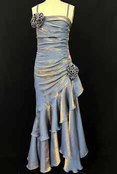 AsaNagi Летни дамски рокли Midi на спагети презрамки с цветен модел, уважаеми винтажное елегантна дебнещ рокля за Бала 2023