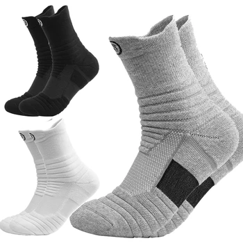 Спортни Баскетболни Чорапи за джогинг, дишащи, Абсорбиращи влагата спортни чорапи, Дълги Кратък стил, Дезодорант от пот Сокс, мъжки чорапи за пролет-зима