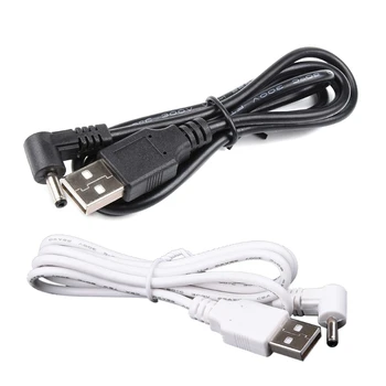 USB Съединители dc конектор на лакът, адаптер 90 градуса, конектор 3.5 мм x 1,5 мм, кабел конвертор за мощност, въртящ се кабел