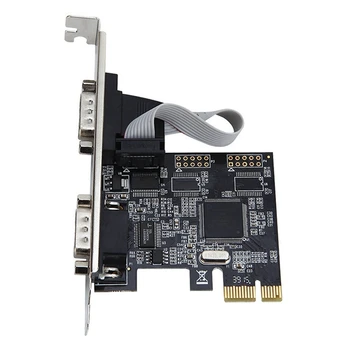 НОВОСТ-3X Pcie Към Серийни портове RS232 Интерфейс PCI-E PCI Express Card Adapter Такса за Разширяване на промишлен компютър за управление на