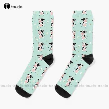 Нов Зашеметяващ чорапи от волска кожа, Младежки персонализирани Чорапи за възрастни Унисекс по поръчка, Популярни Подаръци