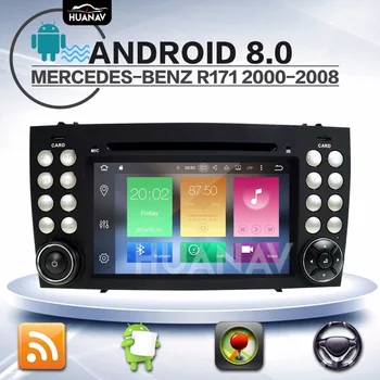 Авто DVD плейър GPS навигация за MERCEDES-BENZ SLK Class R171 SLK200/SLK230/SLK280 Android8/Android7 Мултимедиен стерео уредба