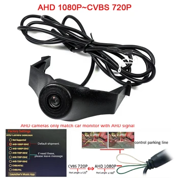 180 градуса AHD 1920*1080P автомобилна камера с предната решетка на радиатора за Audi Q3, Audi Q7 2016 2017 2018 2019 камера за задно виждане нощно виждане